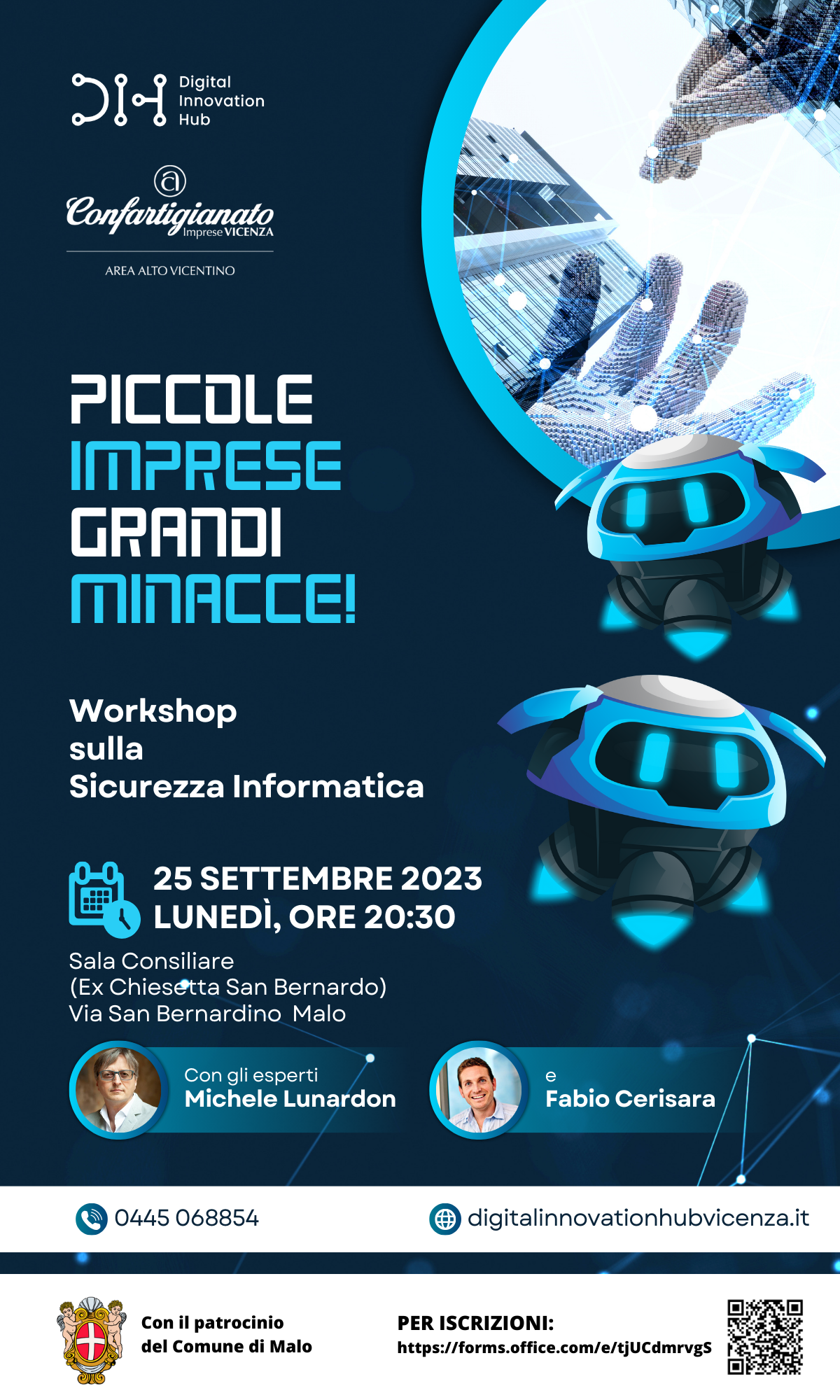 Piccole imprese, grandi minacce. Workshop sulla sicurezza informatica