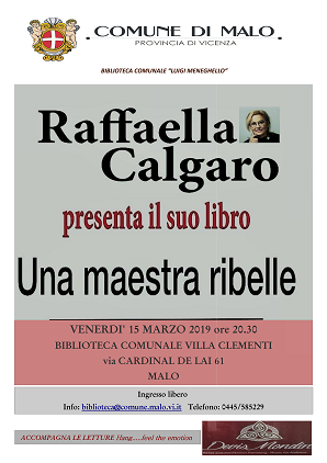 Raffaella Calgaro presenta il suo libro
