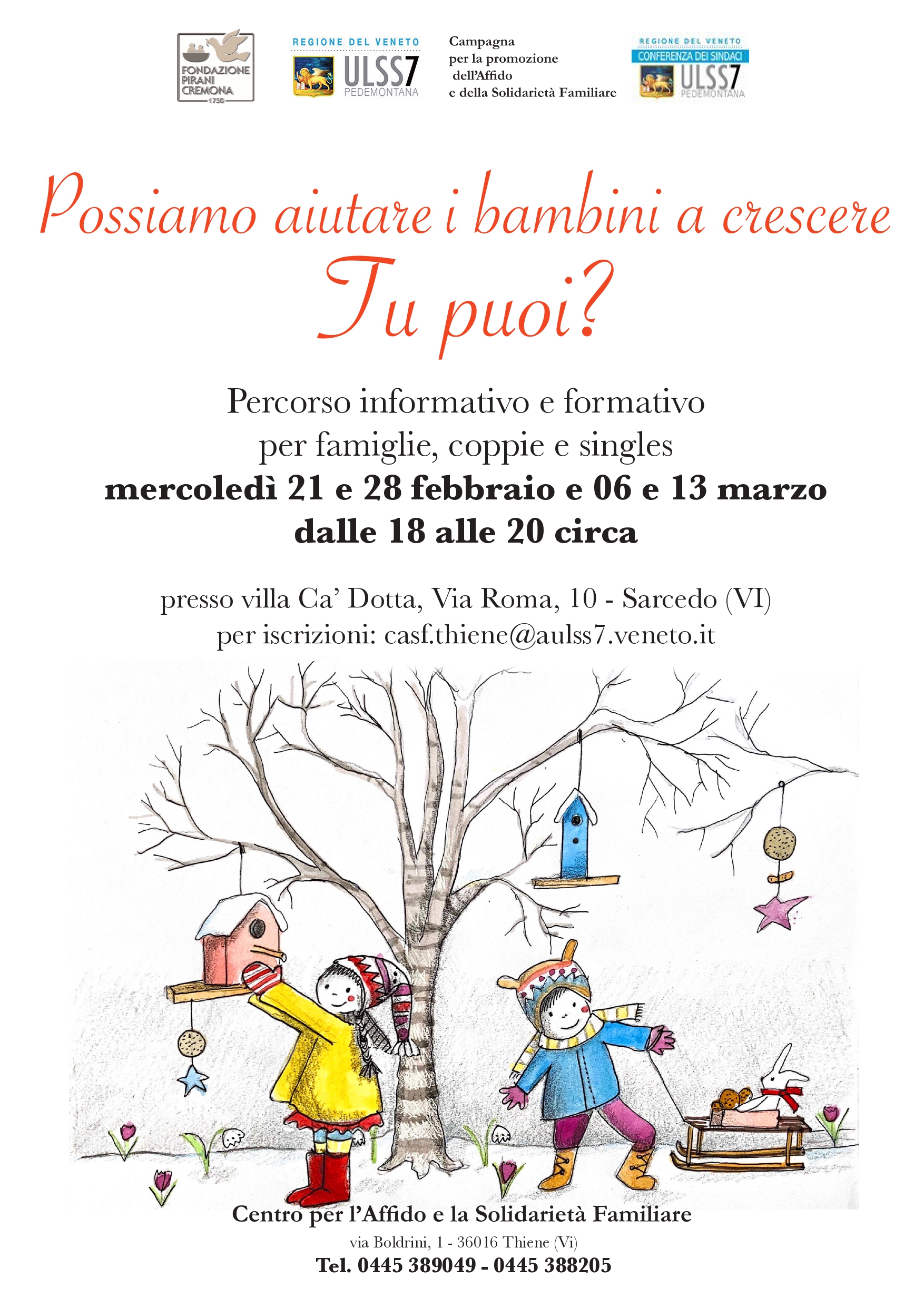 Possiamo aiutare i bambini a crescere - TU PUOI?