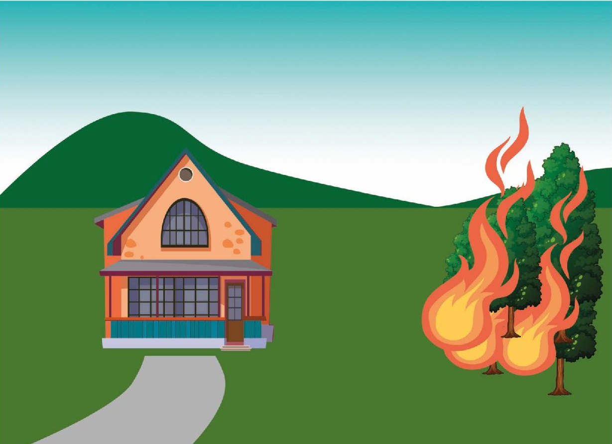 Proteggere l'abitazione dagli incendi di vegetazione