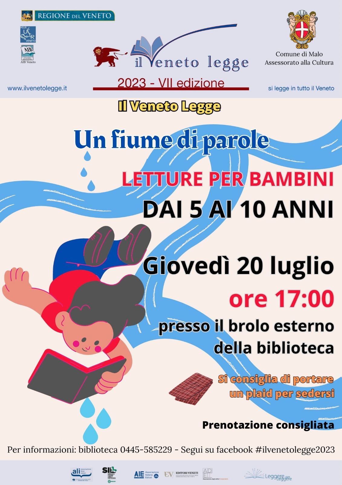 Il Veneto legge tutta l'estate. Letture per bambini dai 5 ai 10 anni
