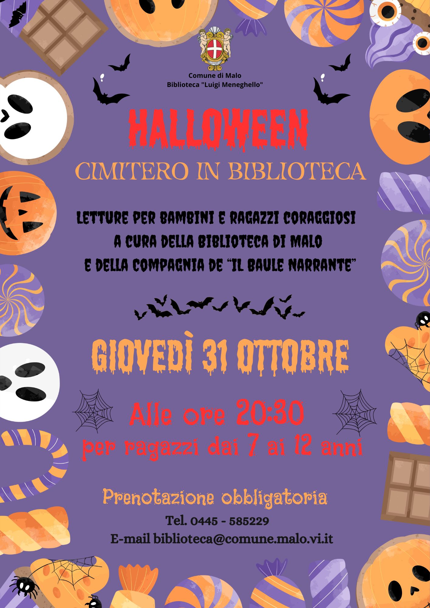 Halloween - Cimitero in biblioteca