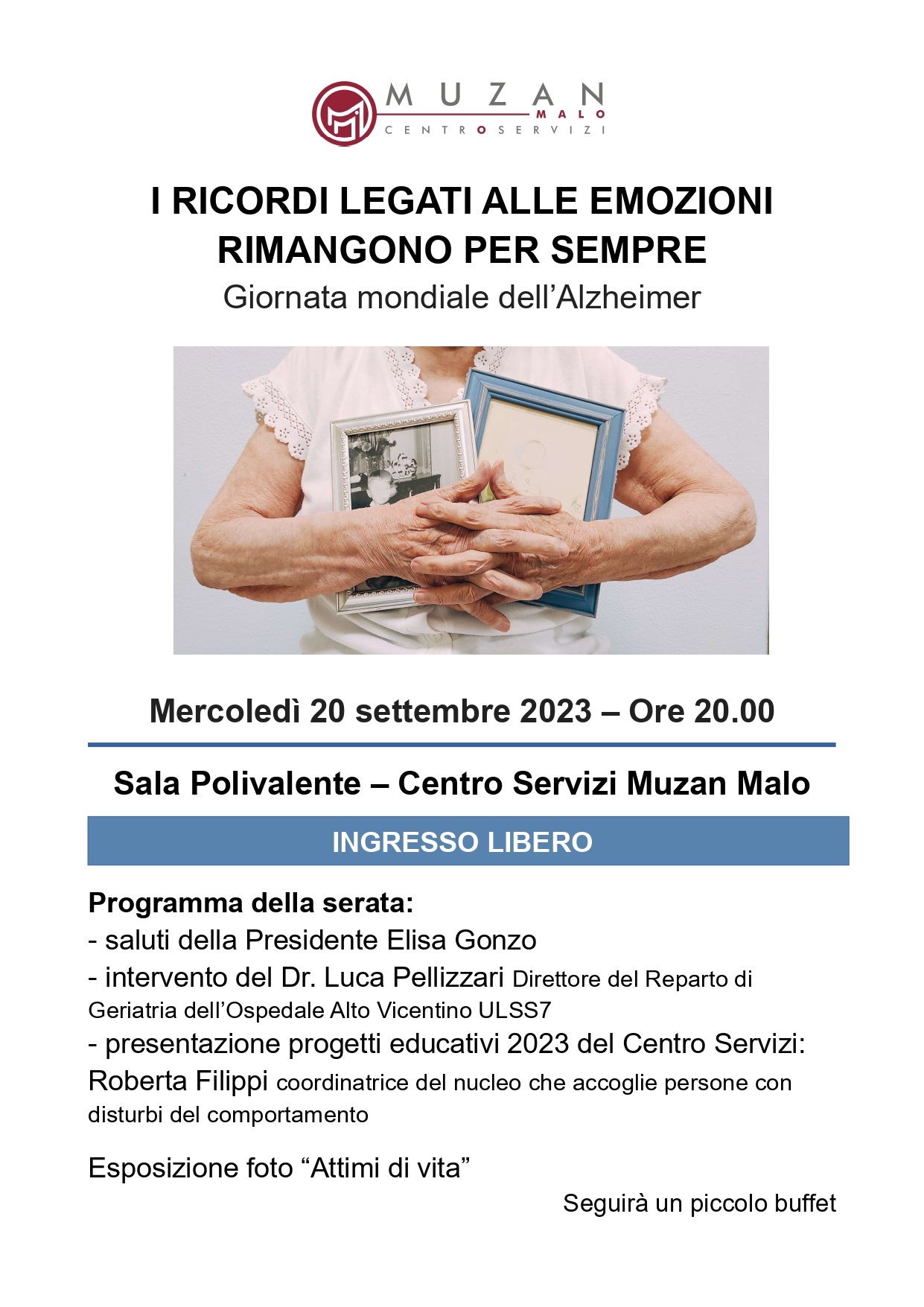I ricordi legati alle emozioni rimangono per sempre. Giornata mondiale dell'Alzheimer