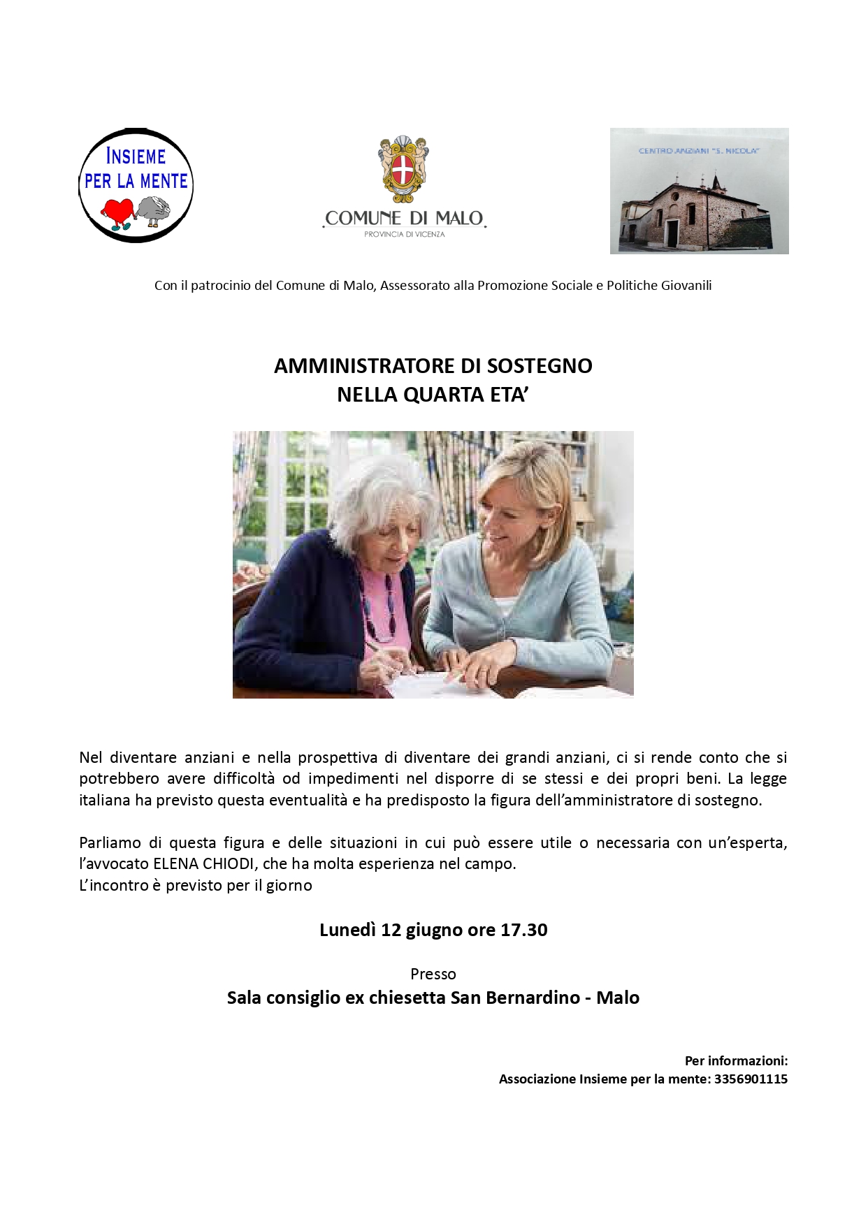 Amministratore di sostegno nella quarta età.