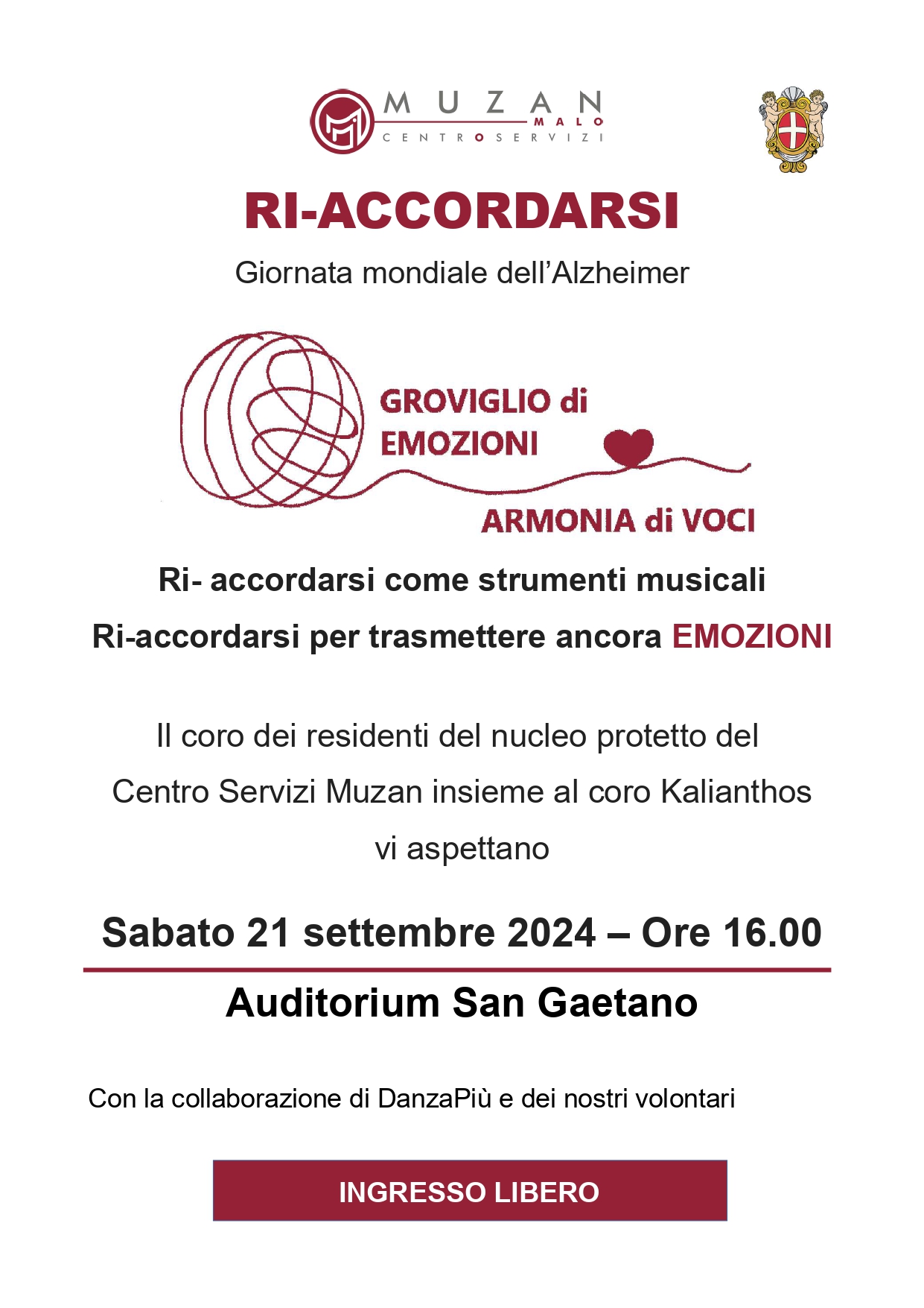 Ri_accordarsi - Giornata mondiale dell'Alzheimer