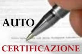 Auto certificazione