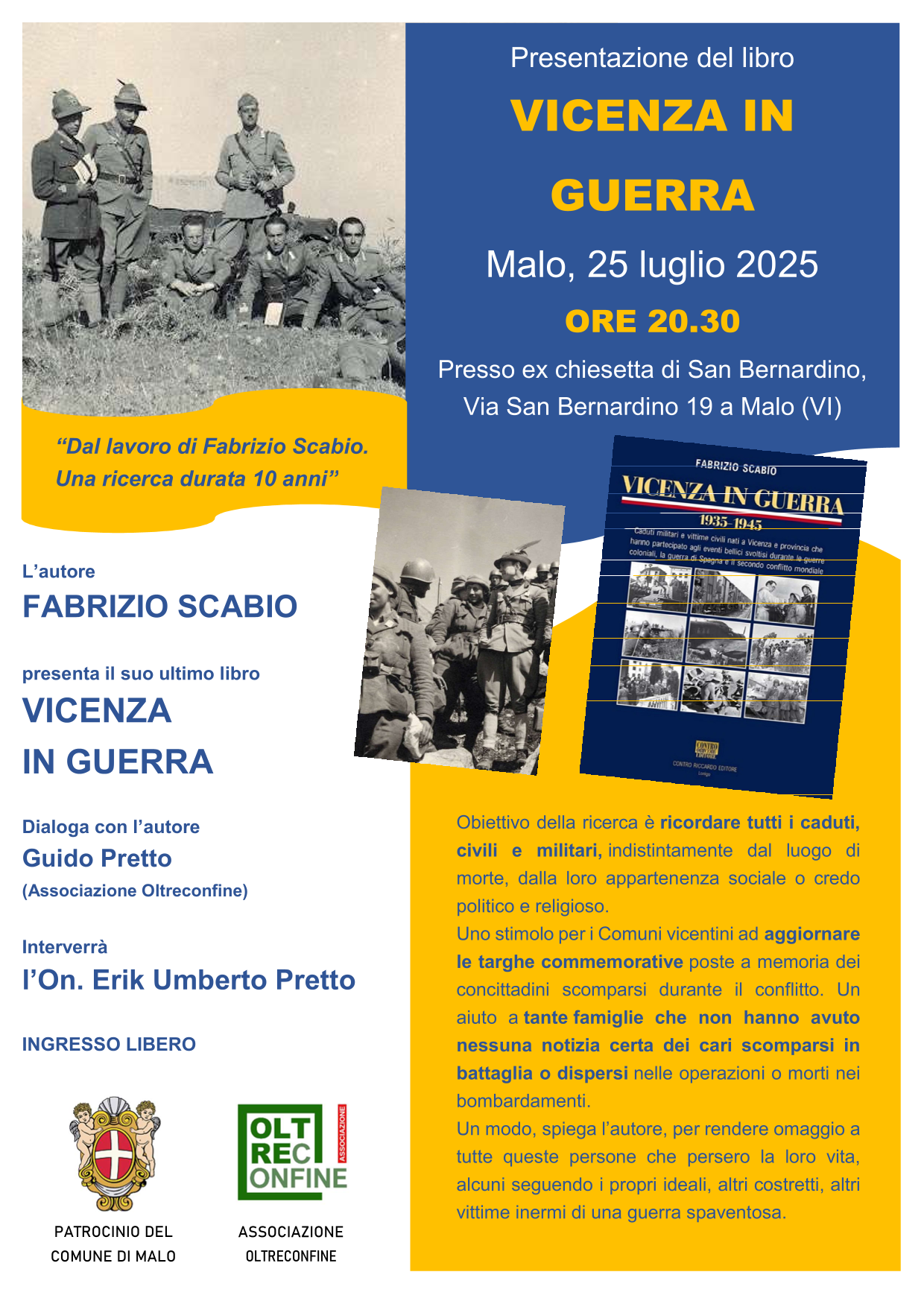 Presentazione del libro di Fabrizio Scabio: 