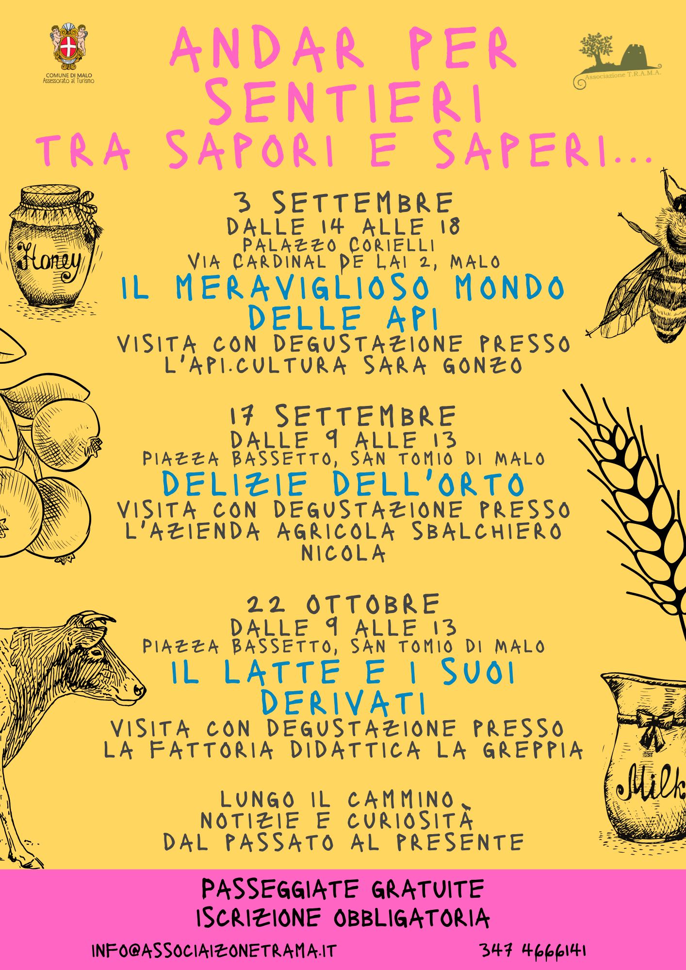 Andar per sentieri tra sapori e saperi......