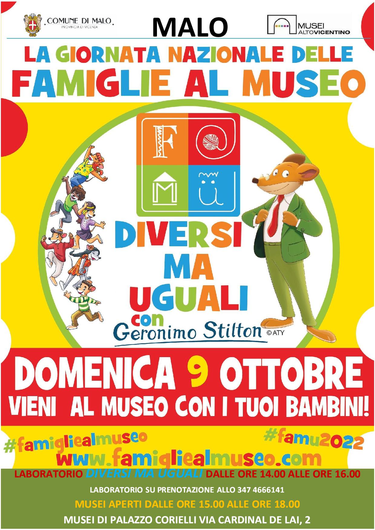 Giornata nazionale delle famiglie al museo