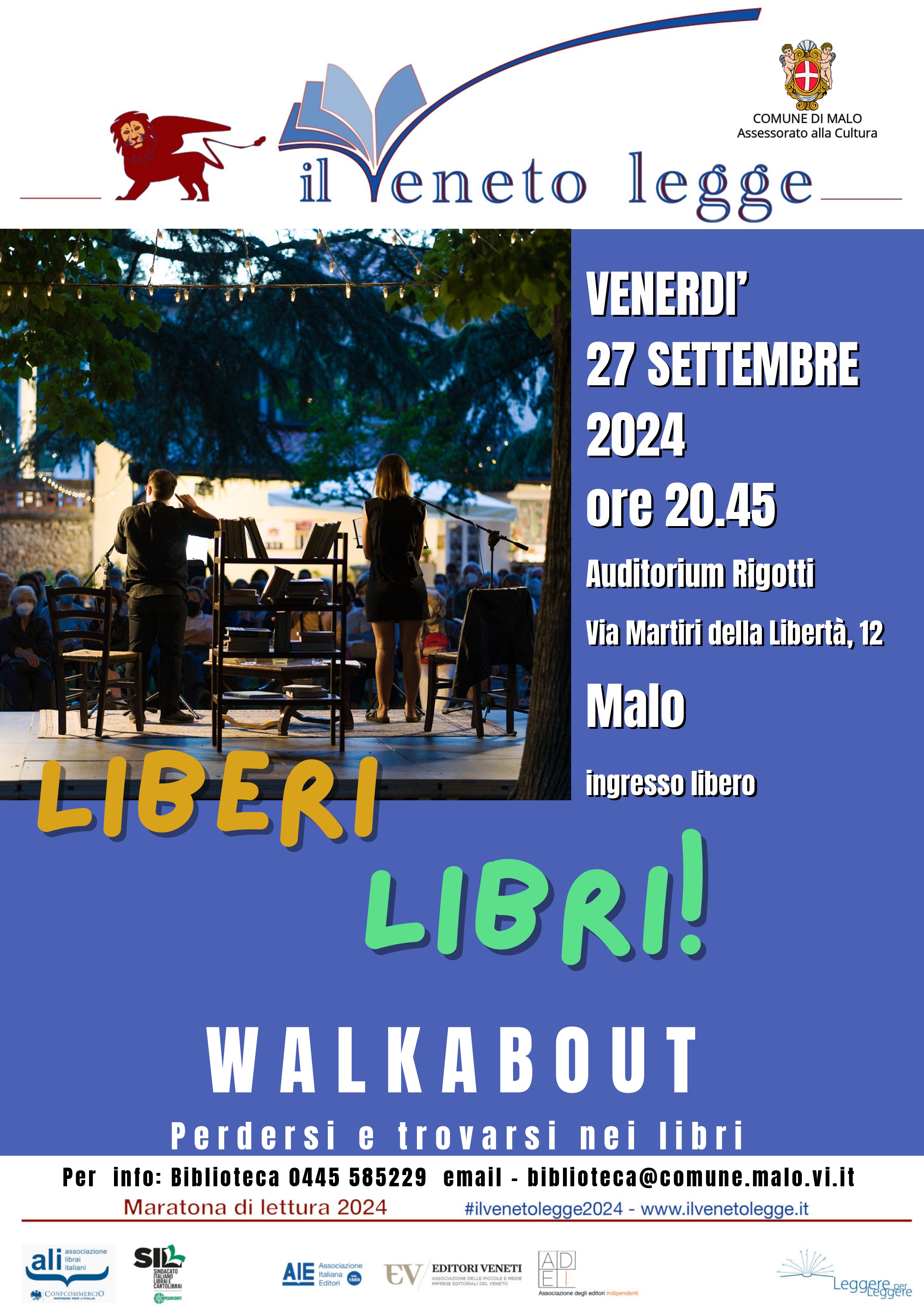 Il Veneto Legge: Walkabout - Liberi libri!