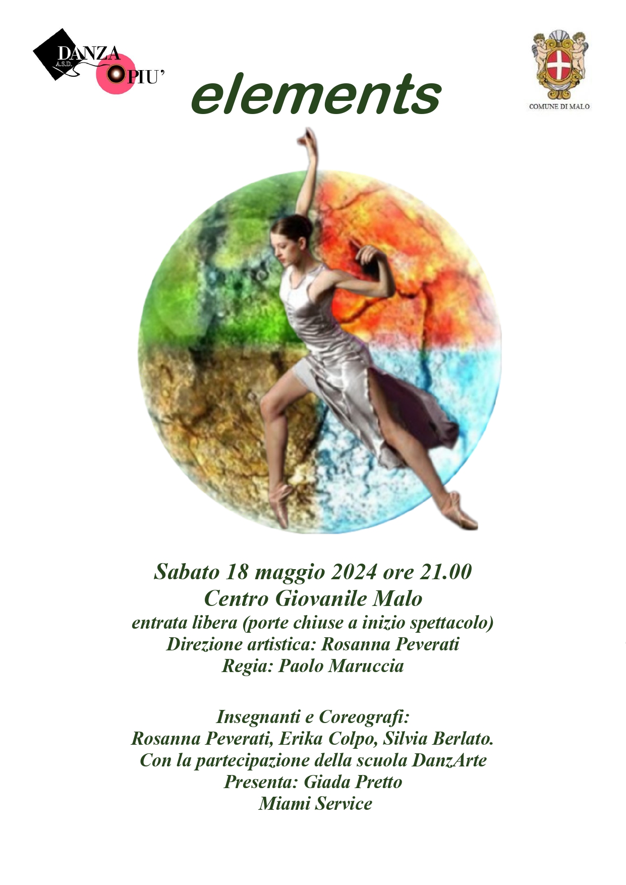 Saggio di danza: "ELEMENTS".