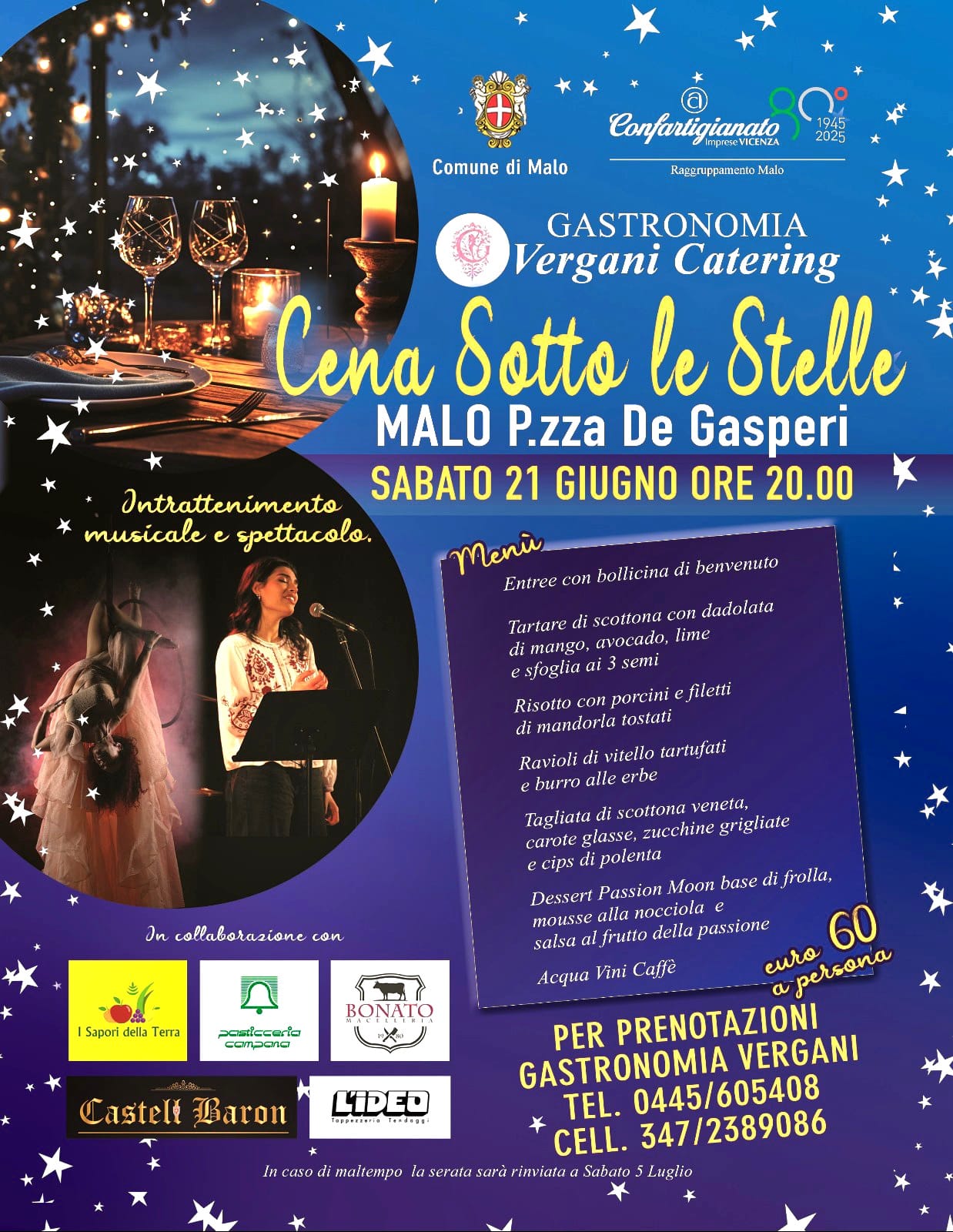 Cena sotto le stelle
