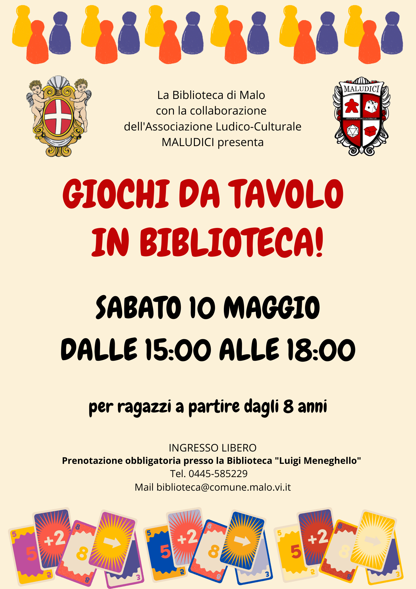 Giochi da tavolo in Biblioteca!