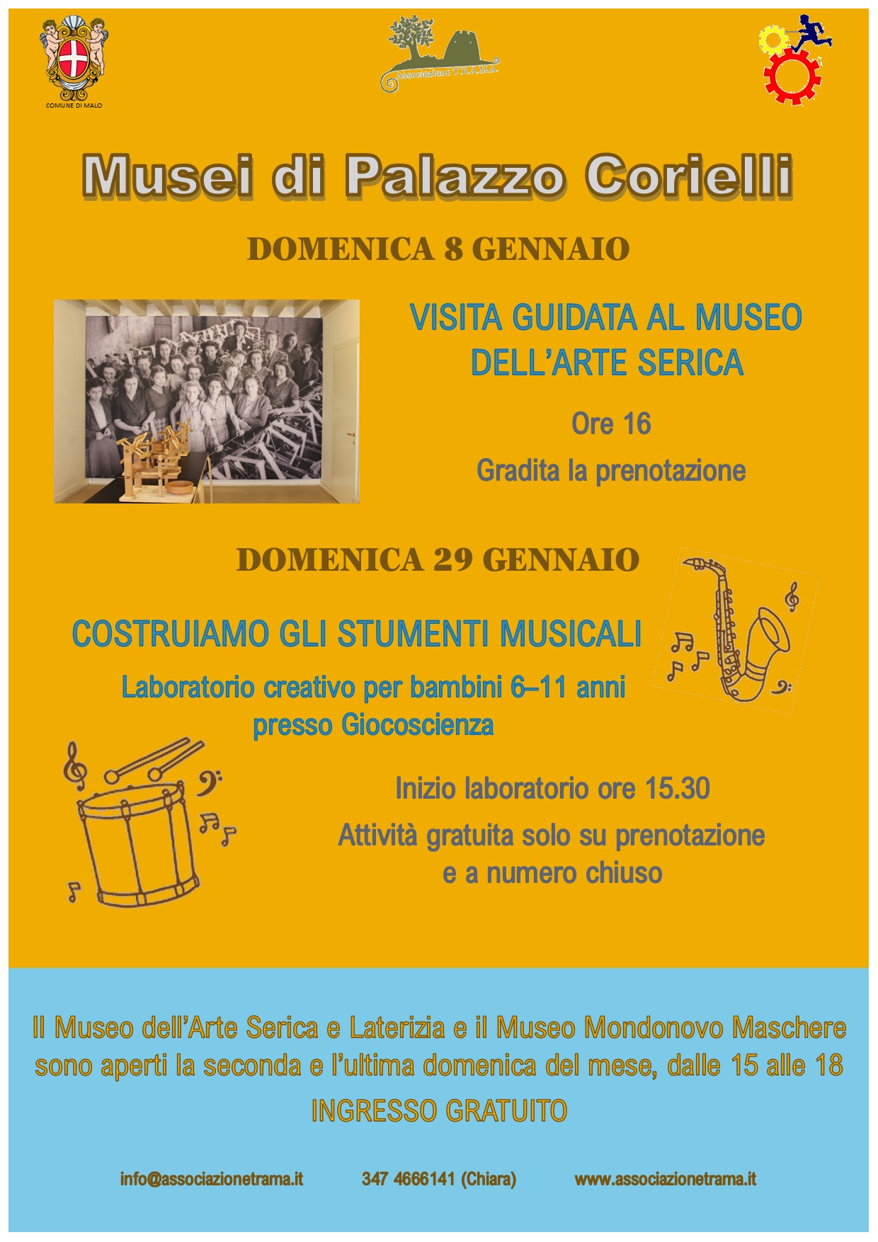 Musei di Palazzo Corielli -  Costruiamo gli strumenti musicali