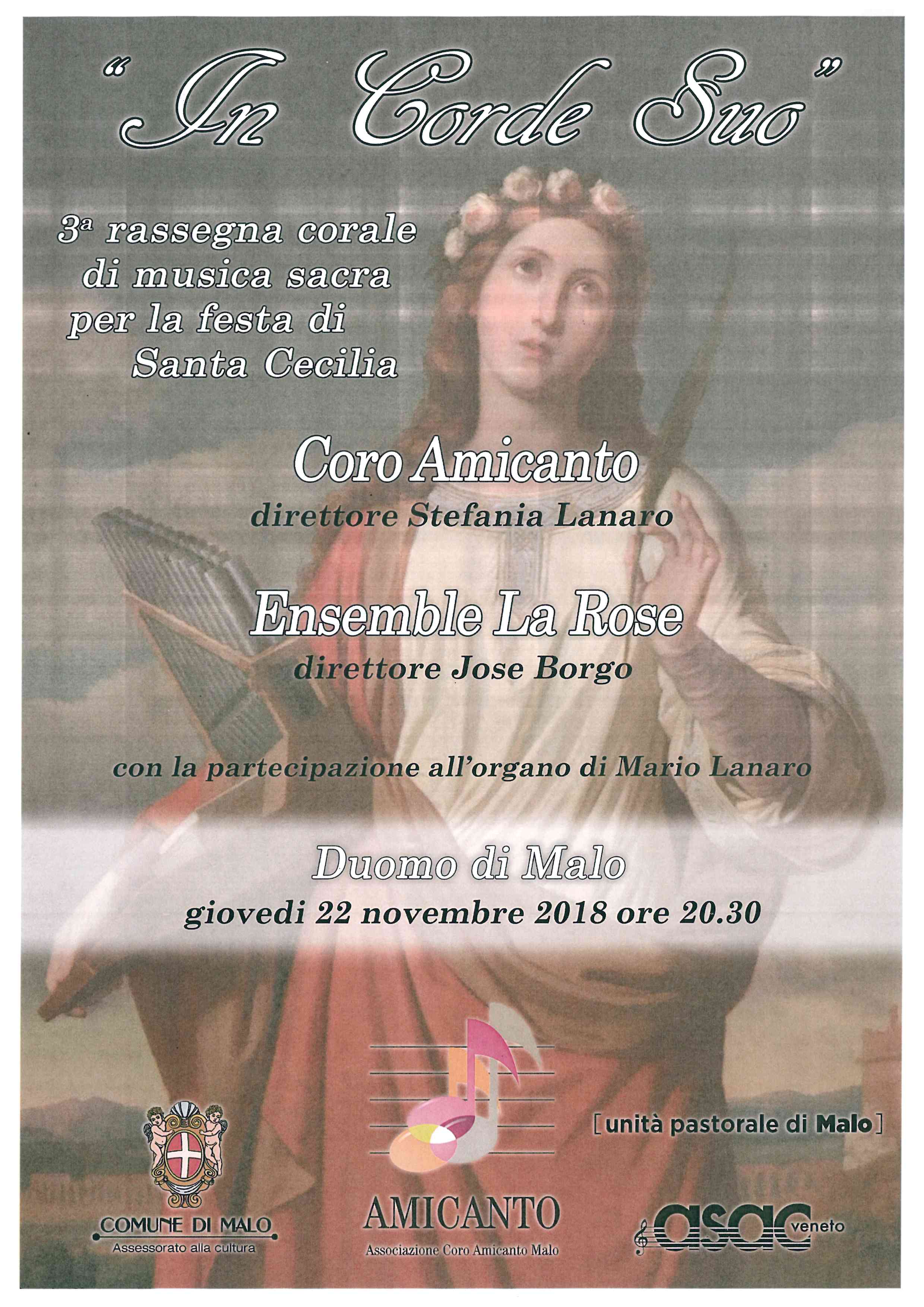 In corde suo.  3^ rassegna corale di musica sacra per la festa di Santa Cecilia 