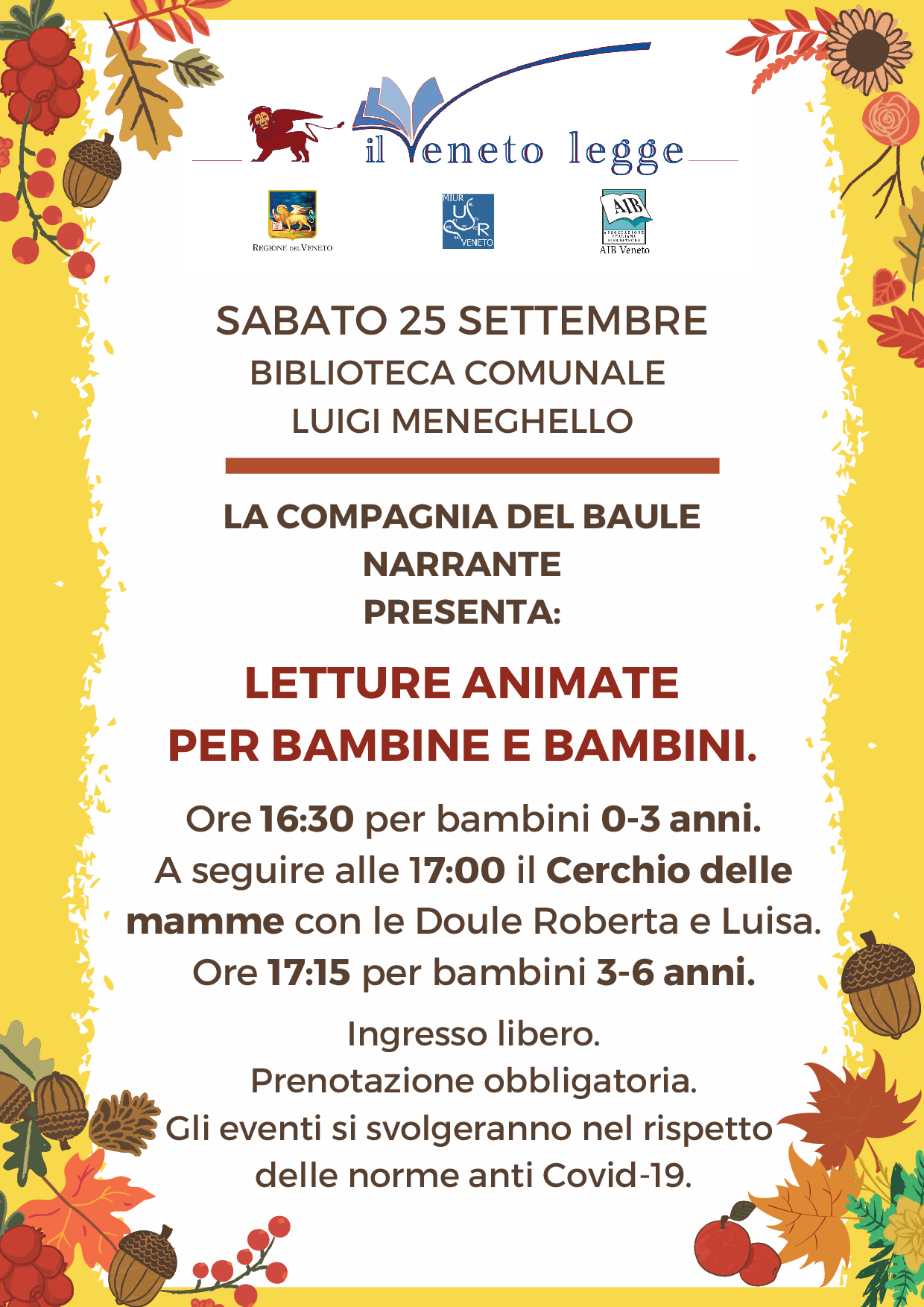 Torna in biblioteca la Compagnia del Baule Narrante