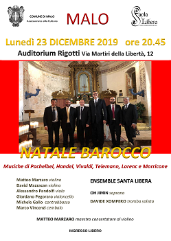 Natale barocco. Musiche di Pachelbel, Handel, Vivaldi, Telemann, Lorenc e Morricone