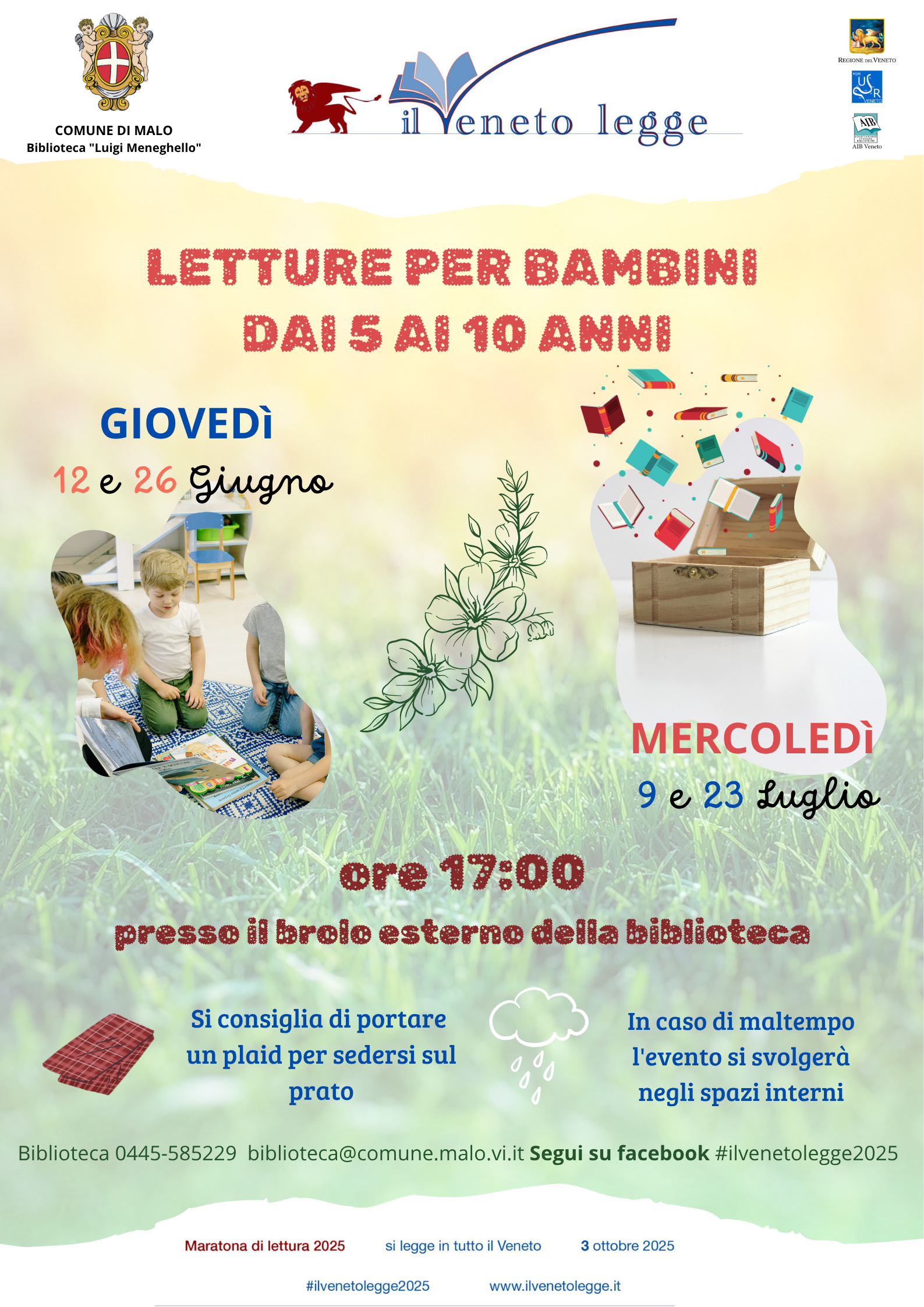 Letture per bambini dai 5 ai 10 anni. Il Veneto legge.