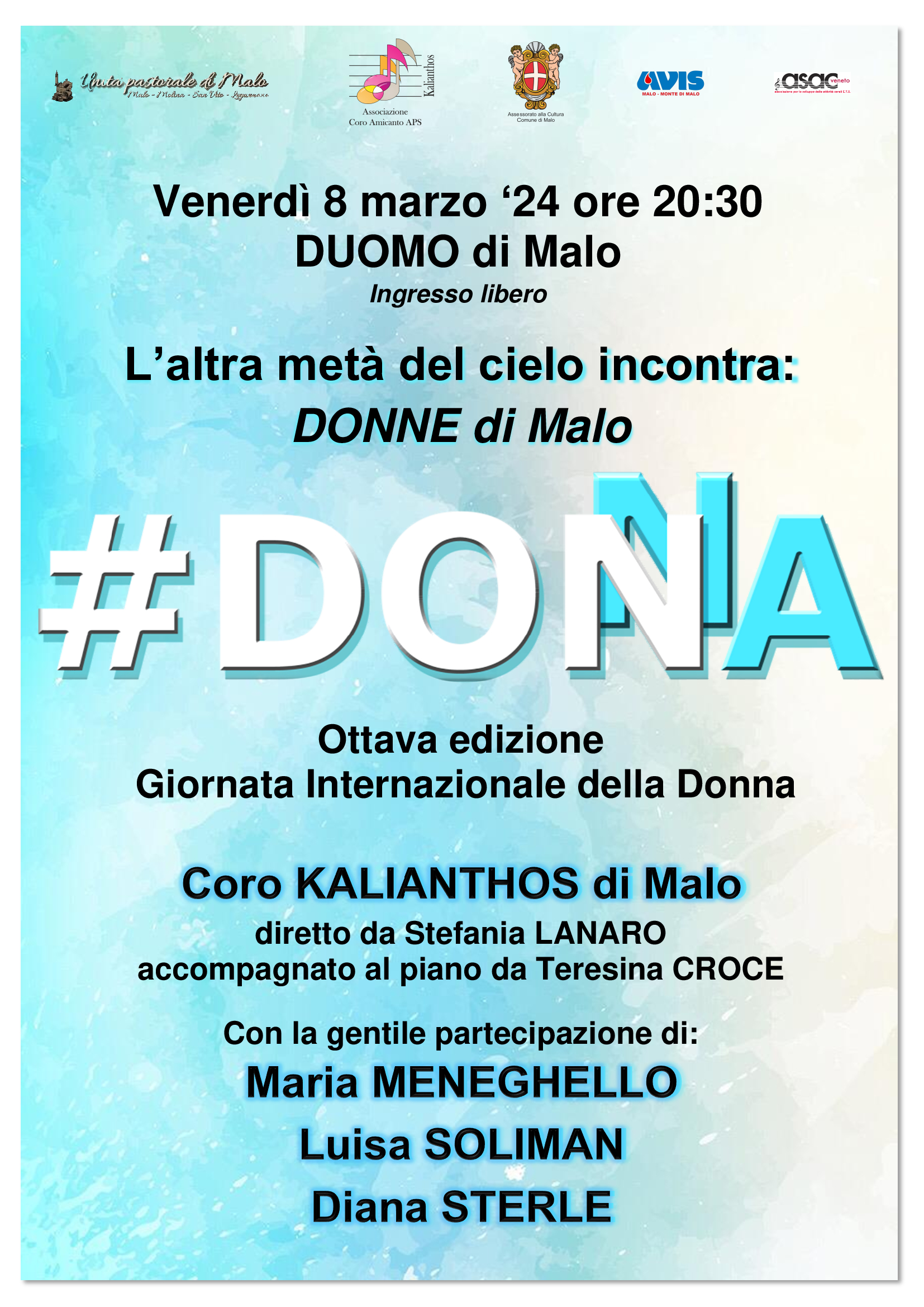 Laltra metà del cielo incontra: DONNE di Malo