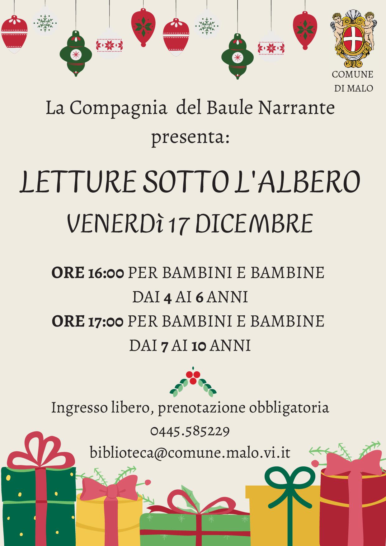 La Compagnia del Baule Narrante presenta: Letture sotto l'albero