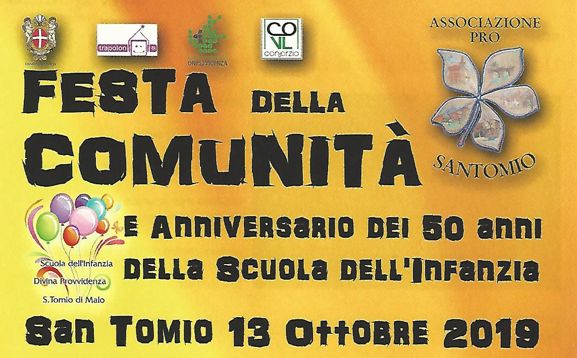 festa della comunità san tomio