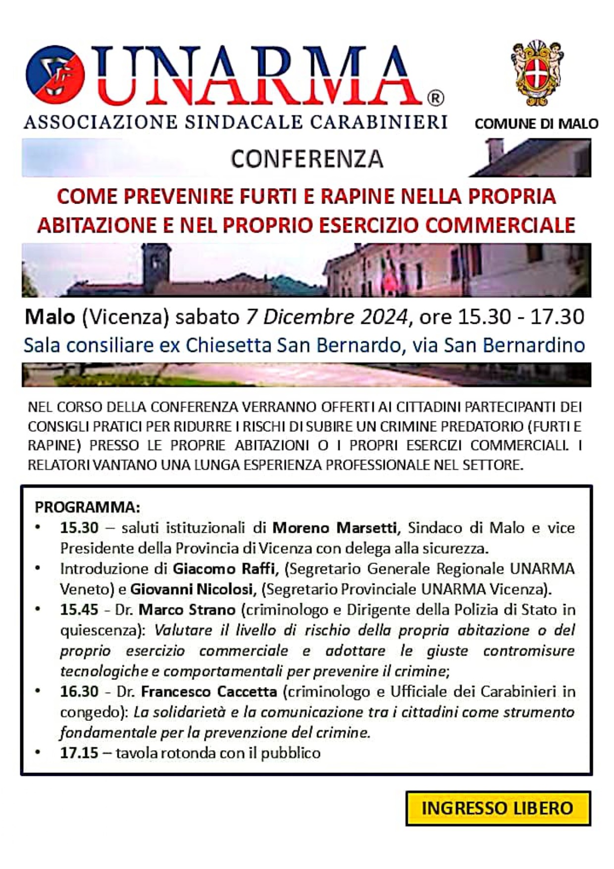 Come prevenire furti e rapine nella propria abitazione e nel proprio esercizio commerciale.