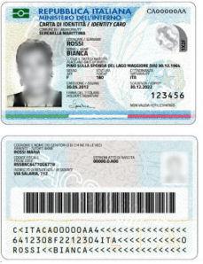 Carta d'identità elettronica CIE