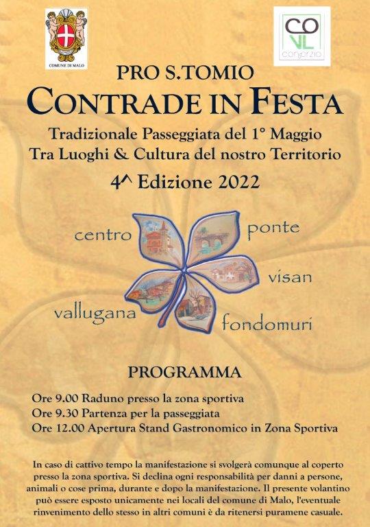 Pro San Tomio. Contrade in festa