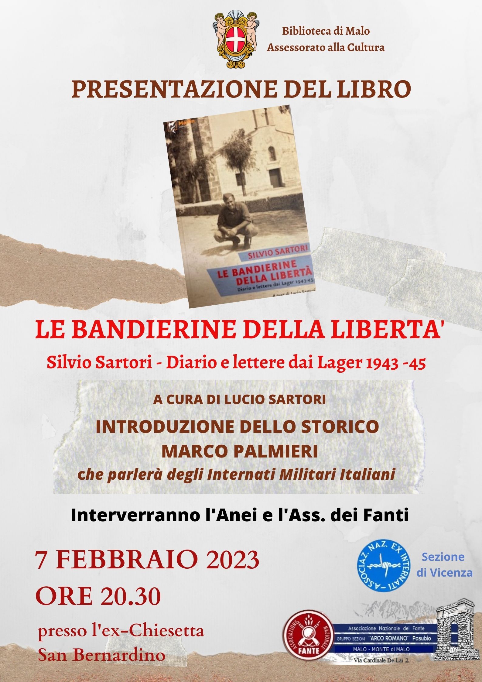 Presentazione del libro: Le bandierine della Libertà.