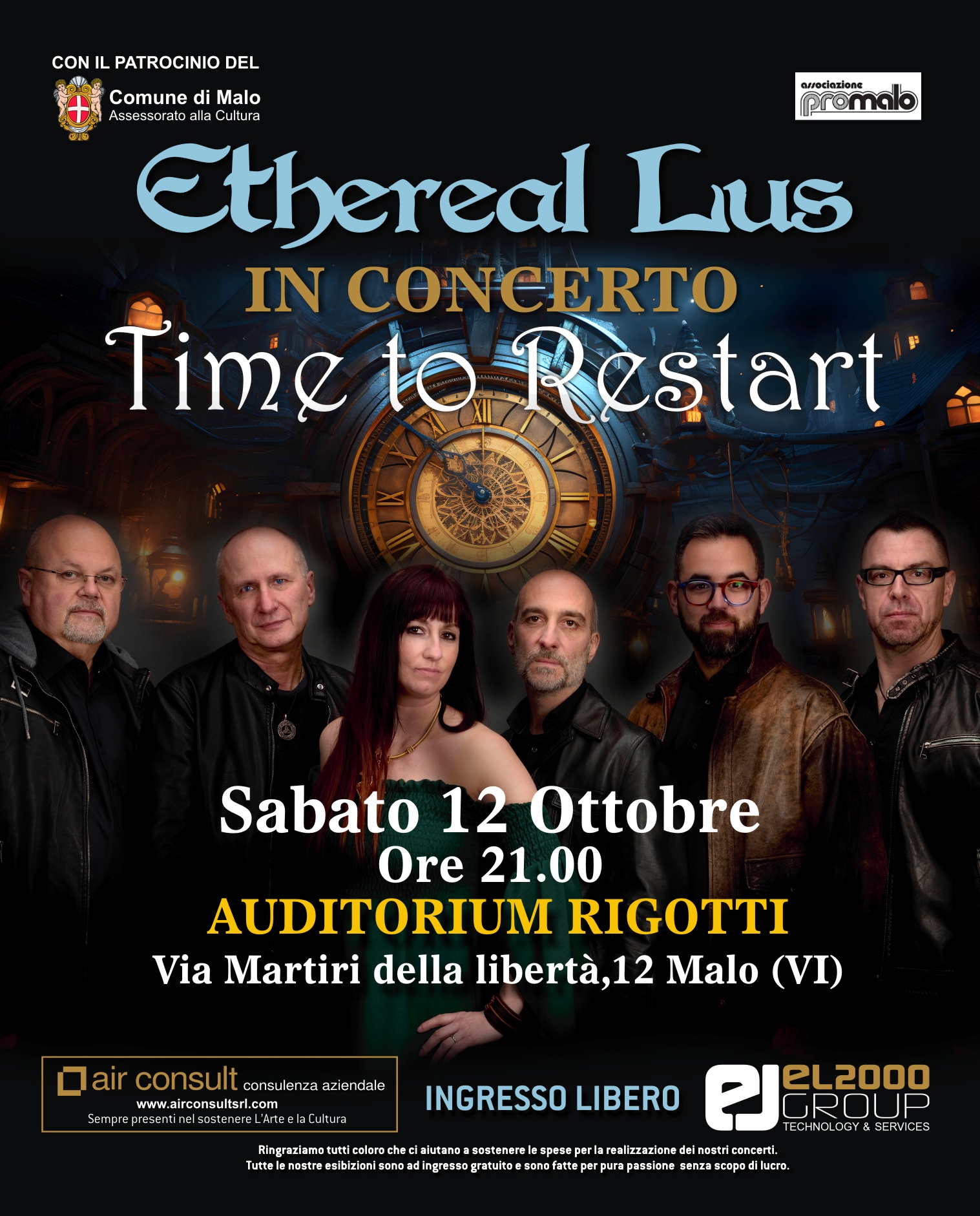 Time to Restart. Concerto degli Ethereal Lus