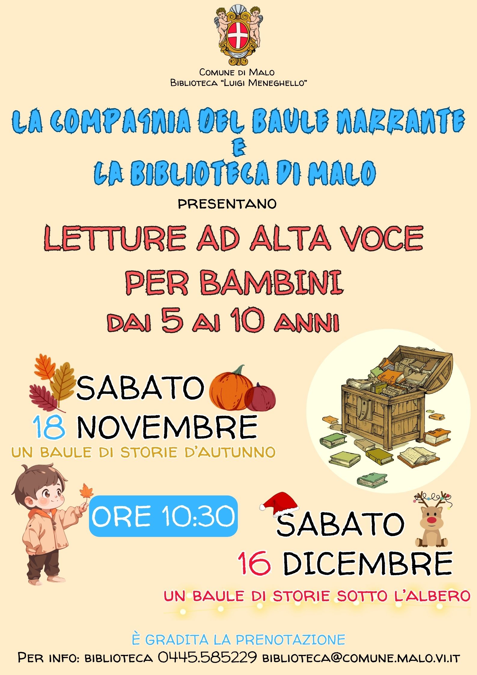 La Compagnia del Baule narrante: letture ad alta voce