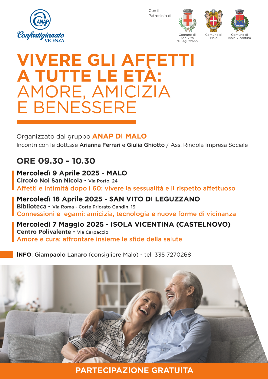 Vivere gli affetti a tutte le età: amore, amicizia e benessere