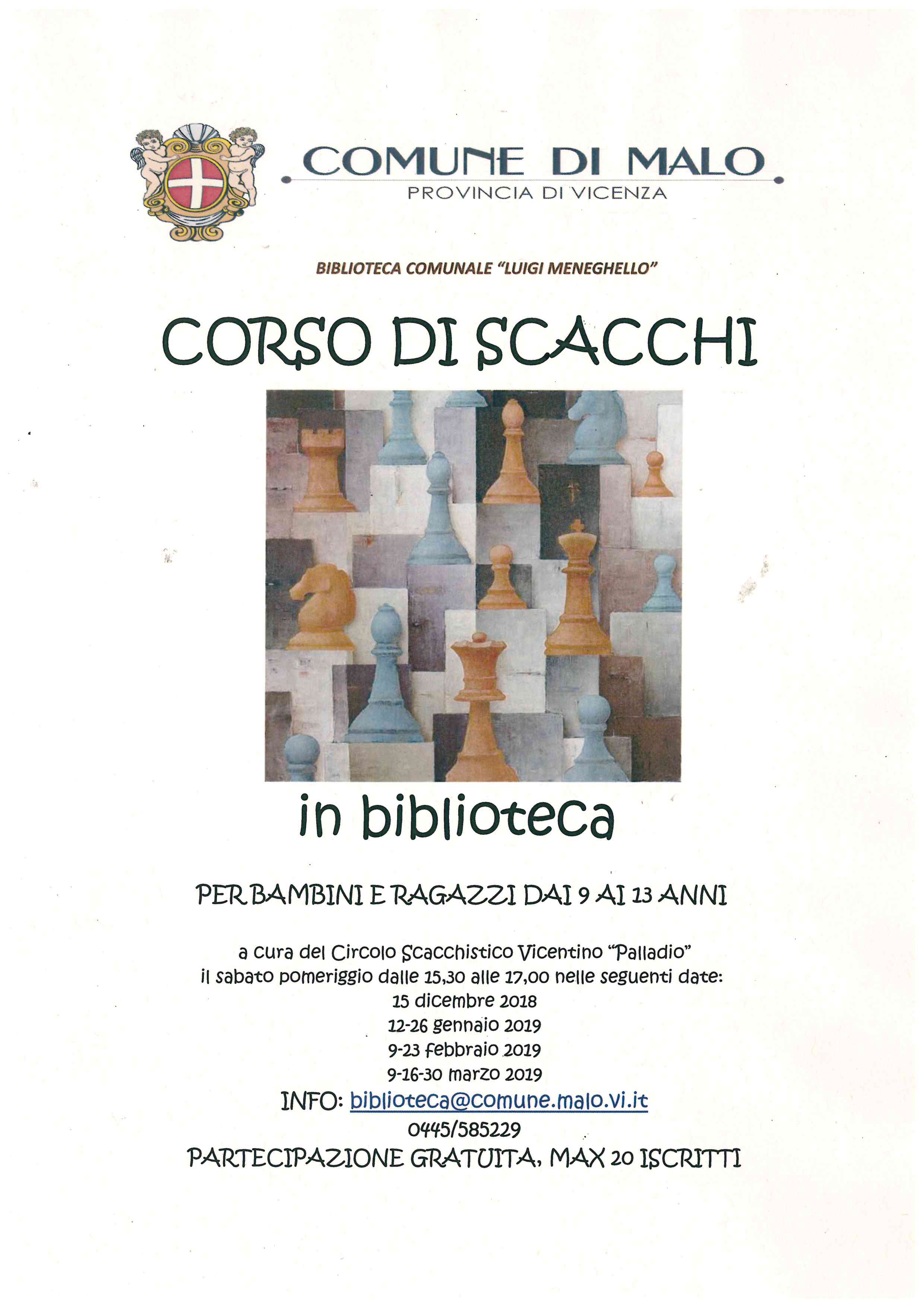 corso di scacchi