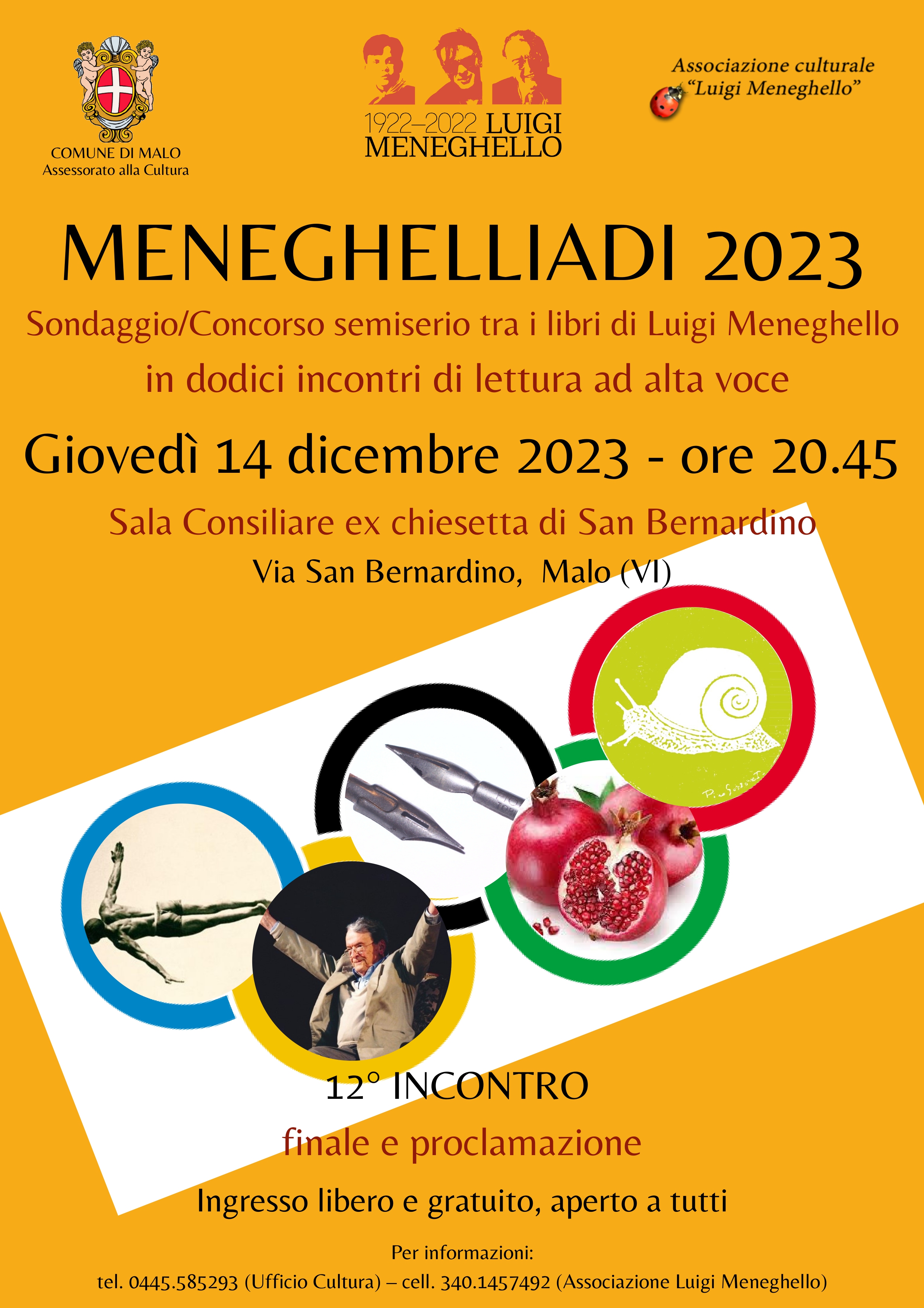 Meneghelliadi 2023 - Incontro finale e proclamazione.